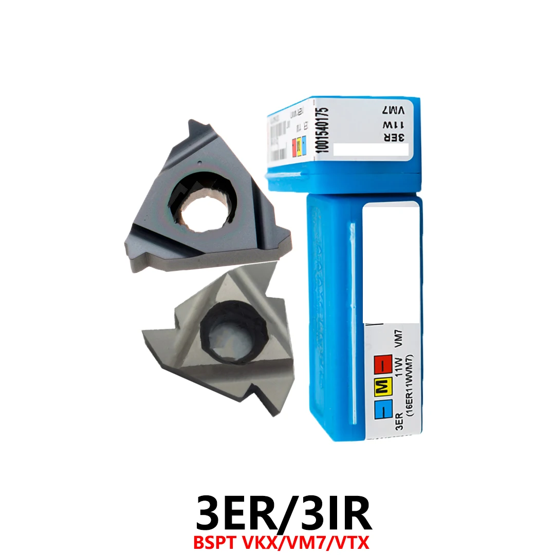 Threading Turning Tools Carbide Inserts For Metal Blades Lathe Cutter Original 3ER 3IR 11BSPT 14BSPT 19BSPT 28BSPT VKX VM7 VTX