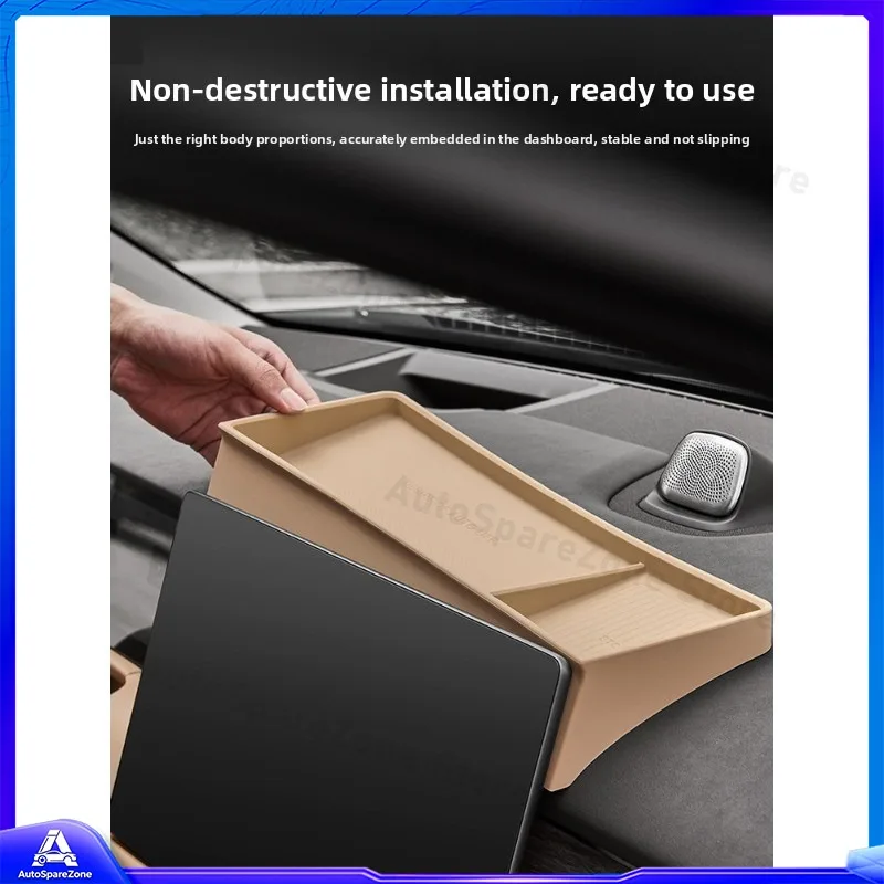 

Silicone Storage Box for New Huawei Aito M7 Dashboard Organizer Behind Screen Car Center Console Organizer Interior