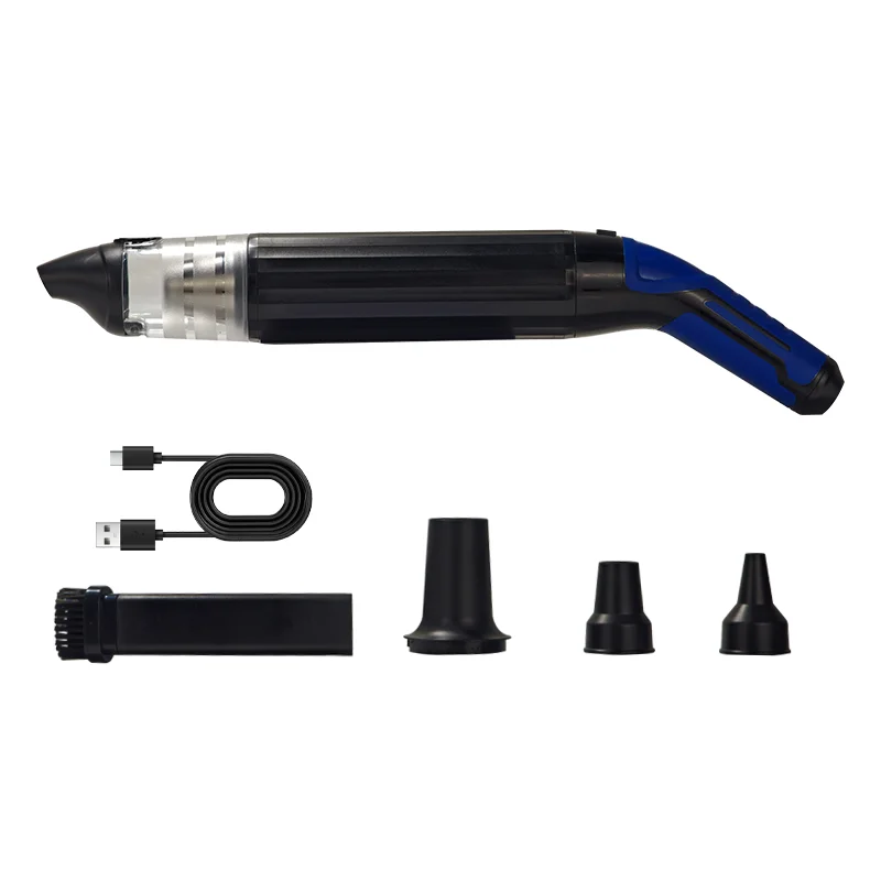 

7.2V Battery Powered Car Vacuum Cleaner with LED Indicator-4 Nozzles -10~+60 Working Temp