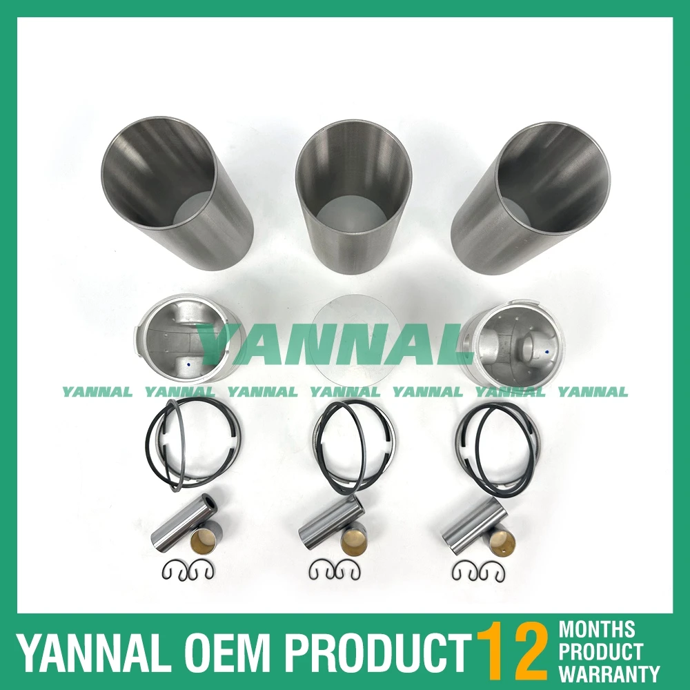 

Комплект гильз цилиндра для запасных частей двигателя Kubota D1301 D1302