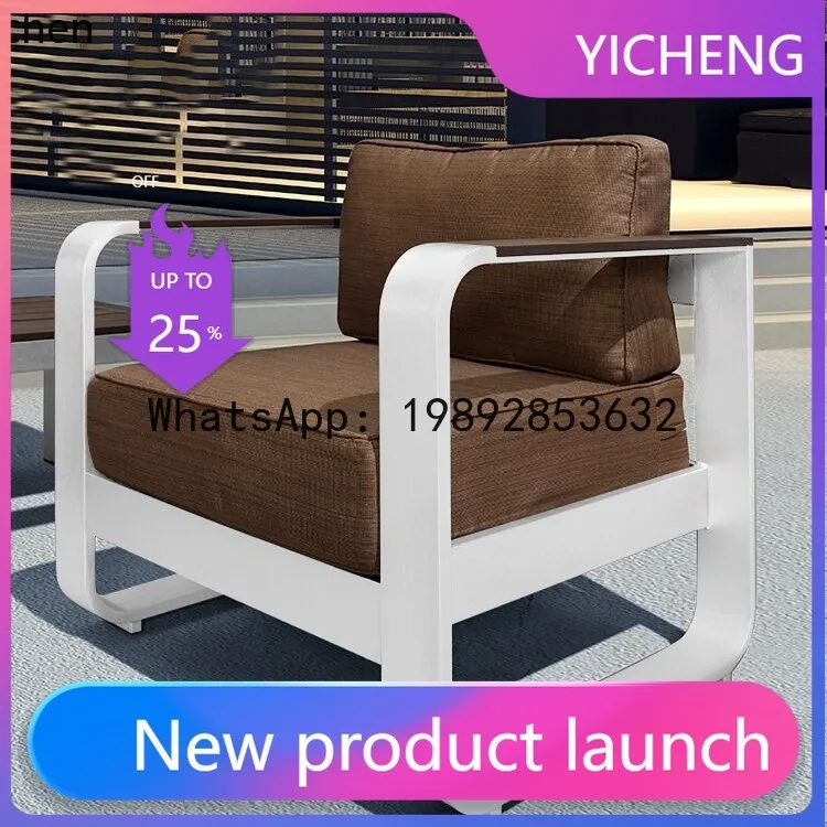 

A3-3 Outdoor Sofa Courtyard Model House Garden Terrace Outdoor Leisure Waterproof Sunscreen B&B Villa Furniture