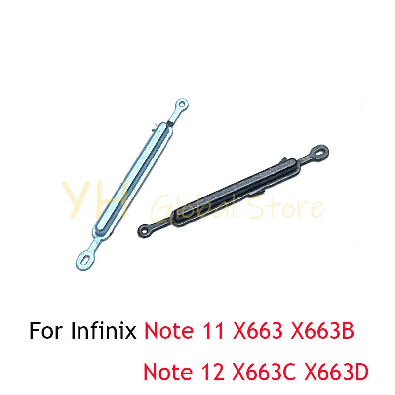 For Infinix Note 11 X663 X663B 12 X663C X663D Power Button ON OFF Volume Up Down Side Button Key Repair Parts