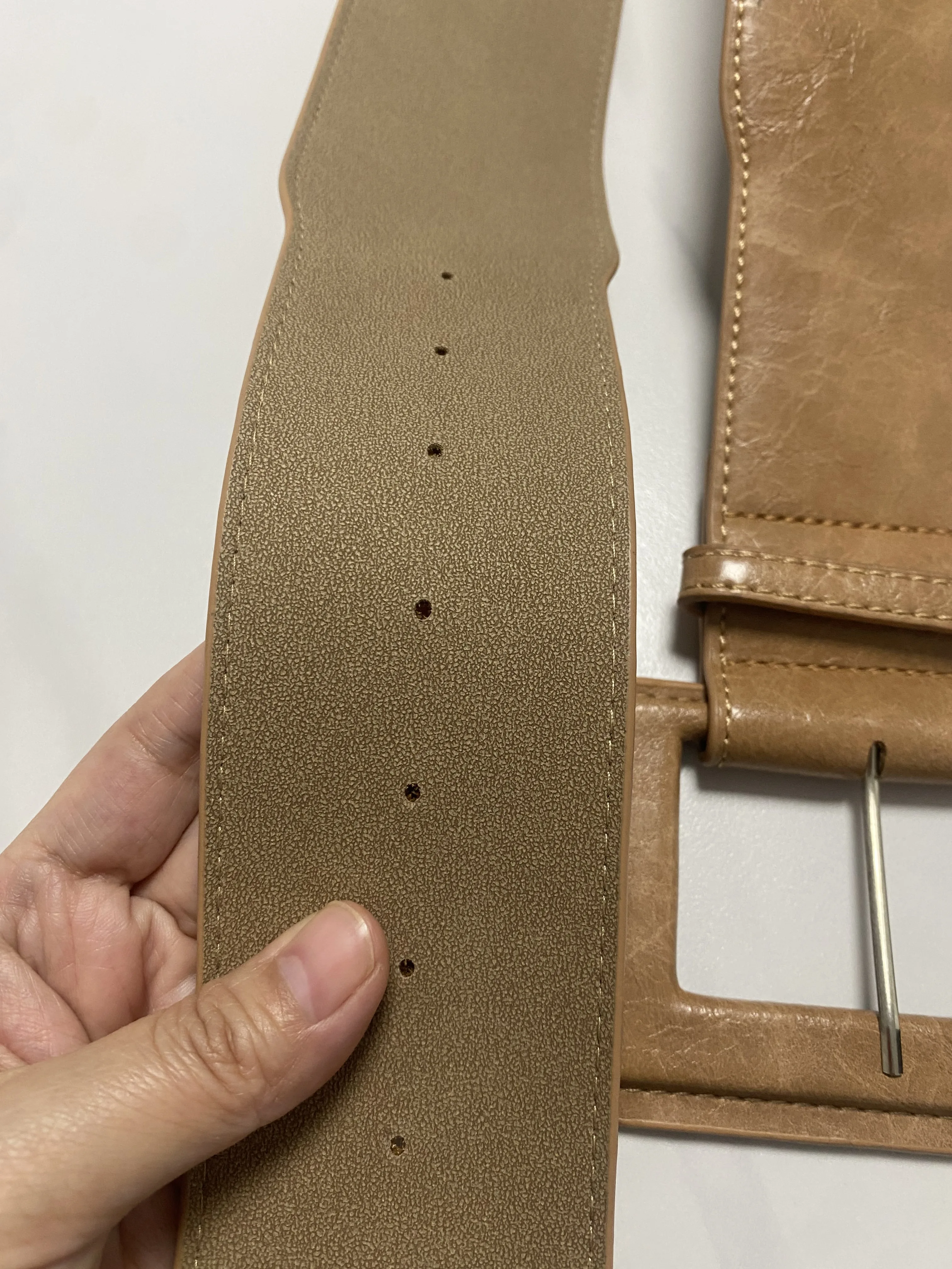 여성용 PU 가죽 커머번들, 여성용 원피스 코르셋, 허리띠 벨트, 넓은 장식, TB1771