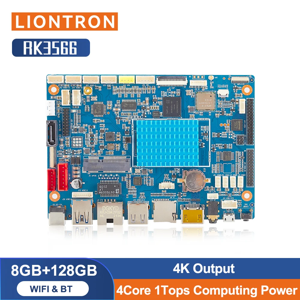 

Liontron RK3566 DDR4 8GB RAM Support Linux Android Open Source Development Single Board Comuter Compatible for Vending machine