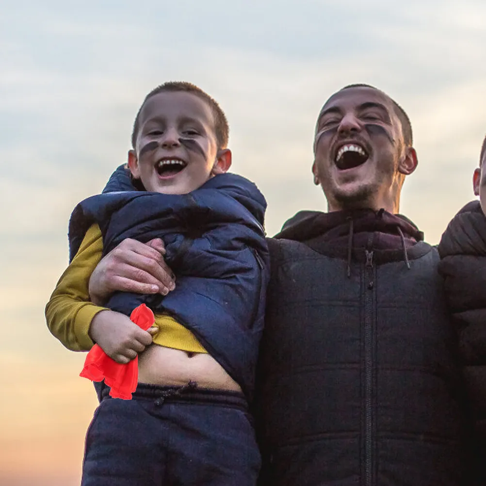 

6Pcs Football Penalty Flags Premium Colored Soccer Tossing Flags Portable Referee Sports Game Accessory Tossing Prop