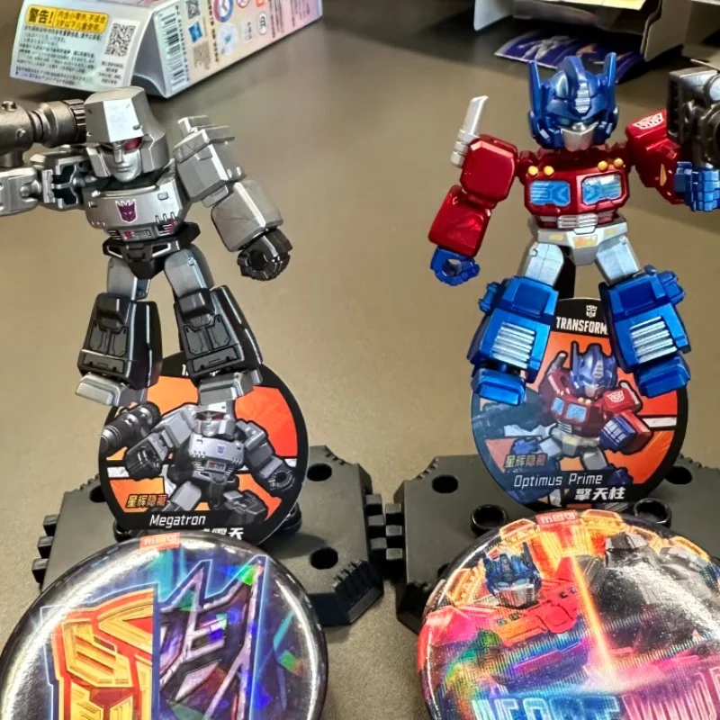 Blokees Transformers Defender Version 5,5 cm Wave1 Wave2 Optimus Prime Megatron Ironhide Thundercracker Roboter Spielzeug Geschenke