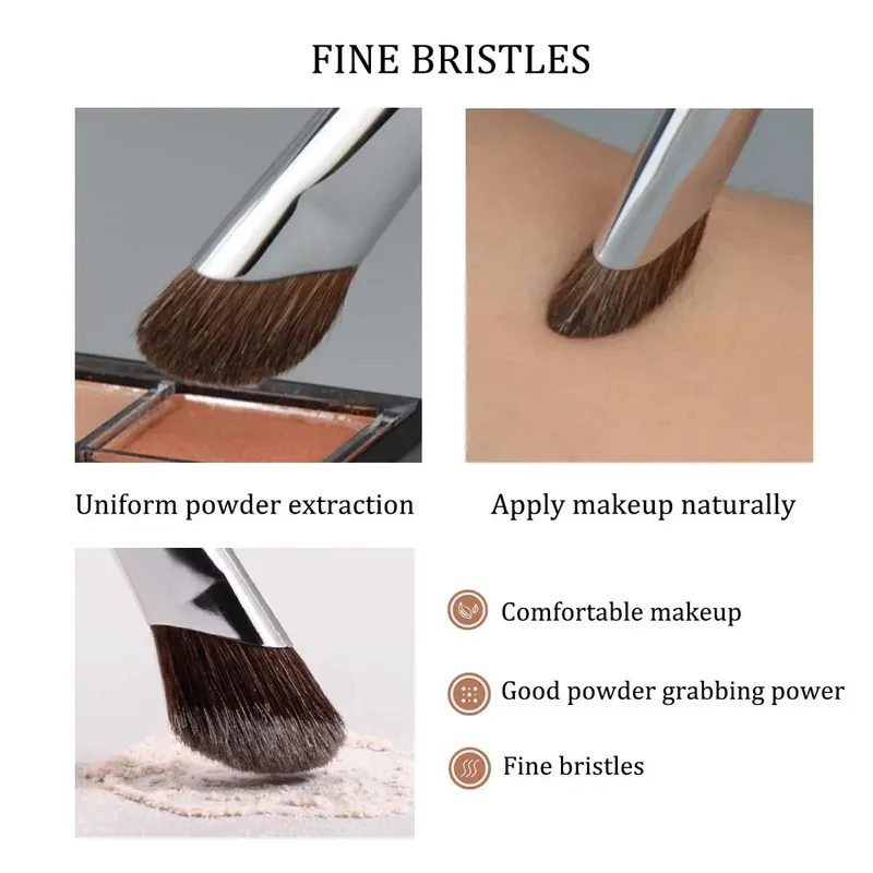 Brosse d'ombre de nez 3D, brosse de maquillage pour Contour du visage, blush à tête douce, cosmétiques coréens, outils de beauté du visage féminin