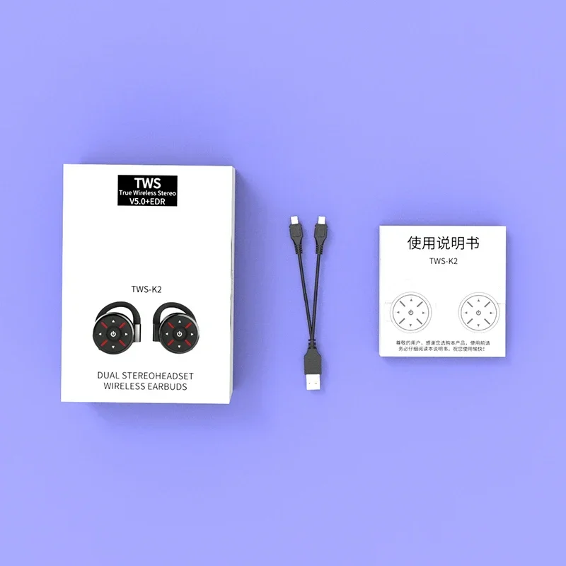 ใหม่ล่าสุด2023หูฟังไร้สาย TWS หูฟัง5.1บลูทูธชุดหูฟังควบคุมแบบสัมผัสพร้อมไมโครโฟนกันน้ำกีฬาหูฟัง LED