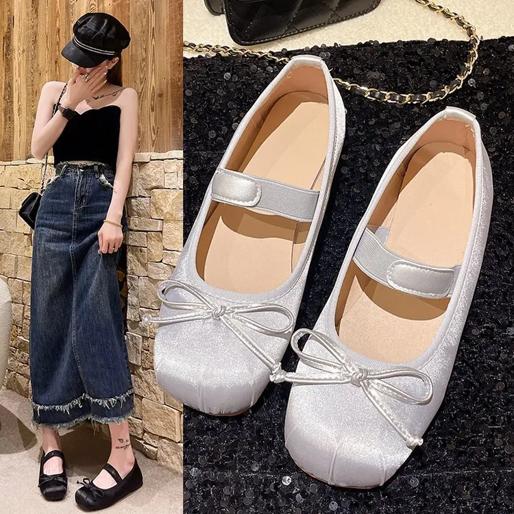 mary-jane-sapatos-femininos-dedo-do-pe-quadrado-sapatos-femininos-arco-seda-cetim-ballet-apartamentos-2025-primavera-outono-deslizamento-em-solido-casual-sapatos-planos