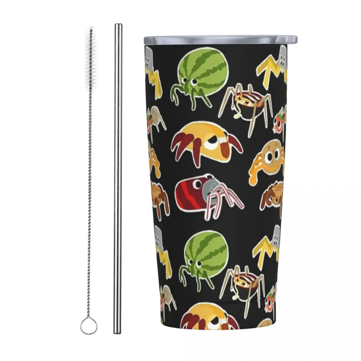 Bugsnax Bug Pack Fan Art Kinda Bug Stainless Steel Tumbler Vacuum Insulated Mugs Thermal Cold Cup Straws With Lid 20oz