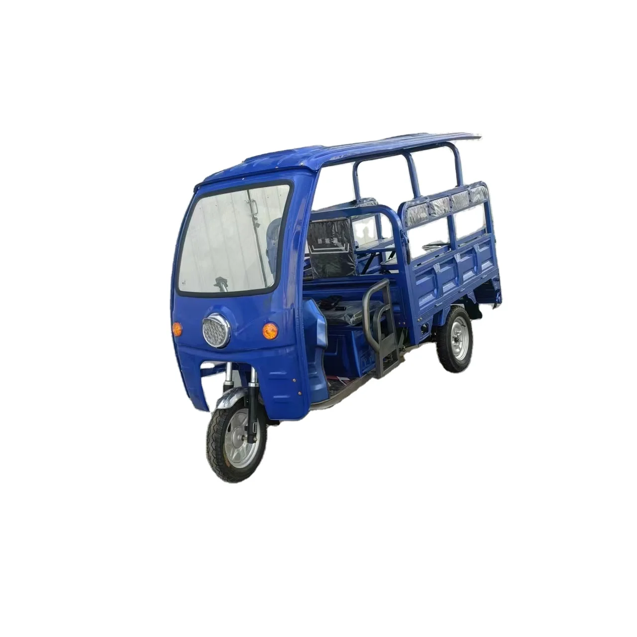 Tricycle Carport Canopy Car Stainless Steel Transparent Glass Thickened Manned Large Capacity
