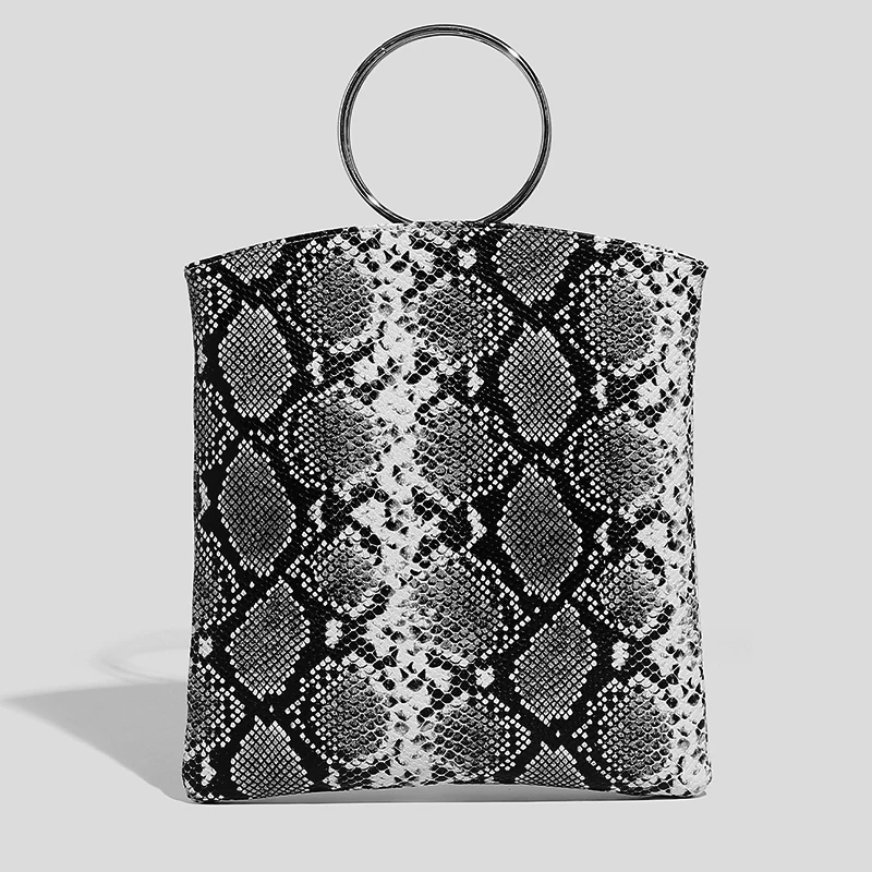 

Винтажный стиль, пляжная сумка из полиэфирного волокна, Новое поступление, большая женская сумка, уникальная слиповая сумка на одно плечо со змеевидным волокном