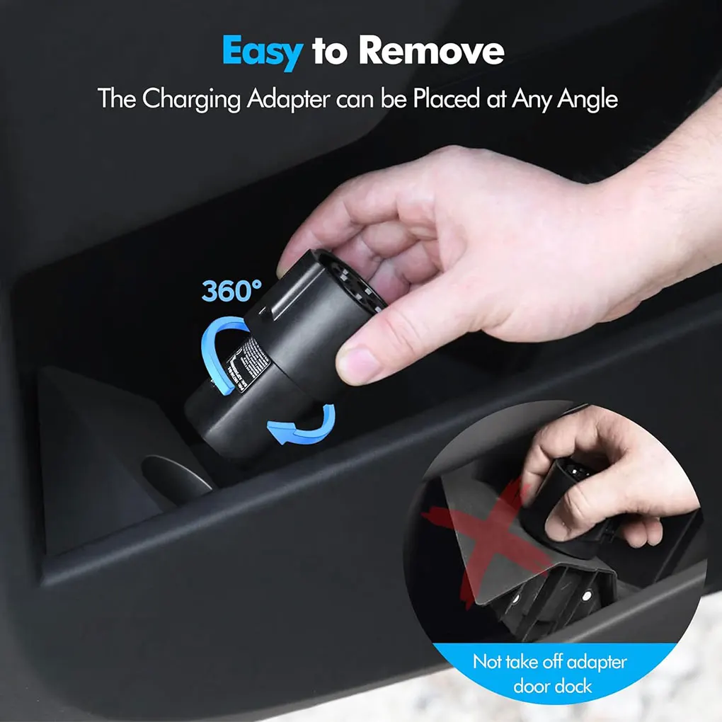 

Charging Adapter Storage Box Charging Adapter Storage Adapter Storage Box Durable for Tesla Cyber Pickup