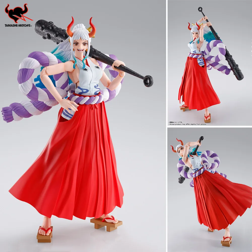 

In Stock Original Anime Figure One Piece S.H.Figuarts YAMATO PVC Bandai Action Figure Toys for Children Collector Model Gift