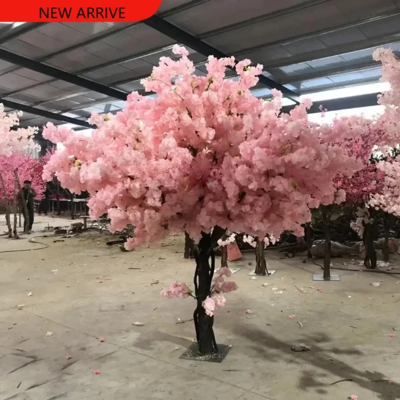 Artificial Cherry Tree Large Fake Trees Wish Ornamental Flower Spring Festival Art Gallery Square Display