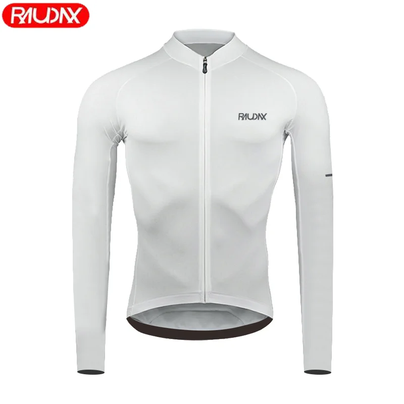 RAUDAX Herren-Radtrikot, langärmelig, bequeme Passform, Sonnenschutz, Rennrad, MTB-Oberteil für Frühling und Herbst – Detail 7