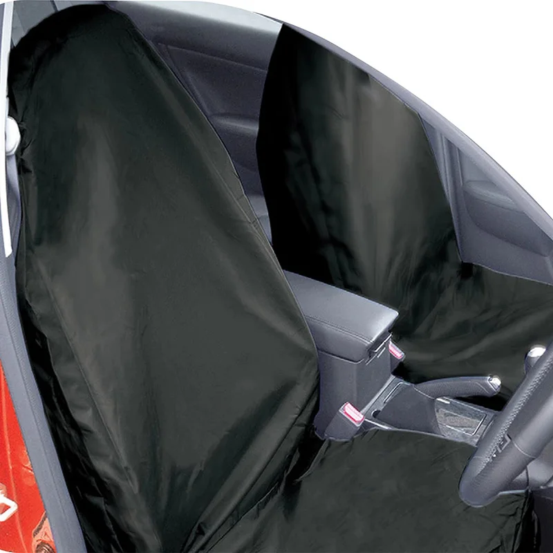 Universal Car Seat Cover Black Oxford Waterproof Dustproof Repair Pull Cargo Car Suv Truck Seat Protective Dust Covers Durable