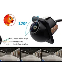 Car Rear View Camera Wide Angle Night Vision Reversing Auto Parking Monitor CCD IP67 Waterproof 170 Degree HD Video Fisheye Lens