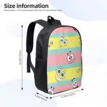 Spongebob Simple Student Backpack
