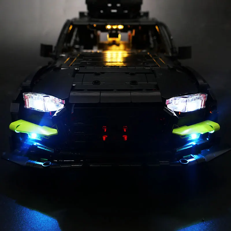 Kit de luz led para lego preto rs6 avant super carro de corrida t5023 lâmpada presente (não inclui blocos de construção kits de tijolos conjuntos modelo)