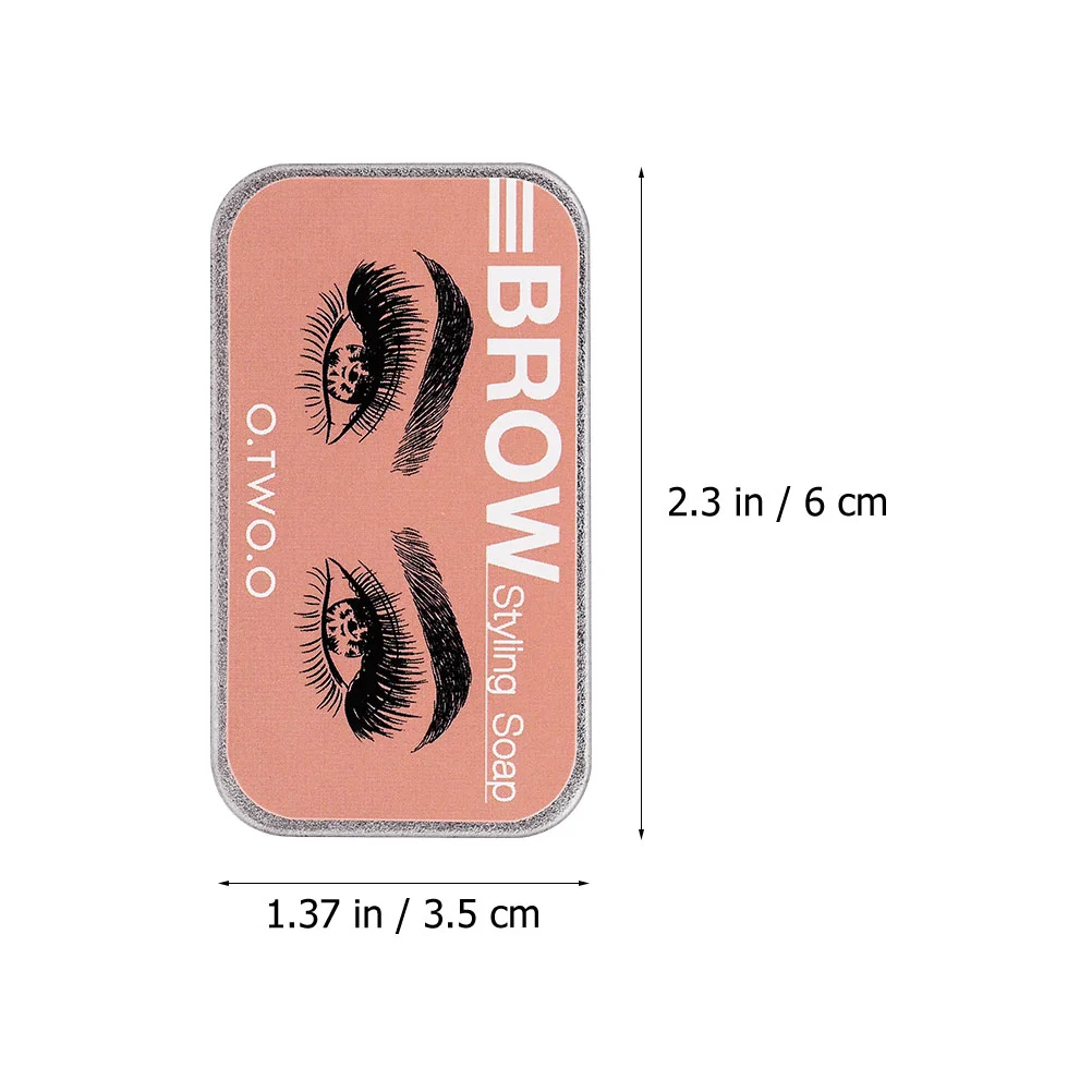 3 Pcs Eyebrow Styling Cream Brush Pomade Gel Brows Soap Make Up Supplies Natural Wax