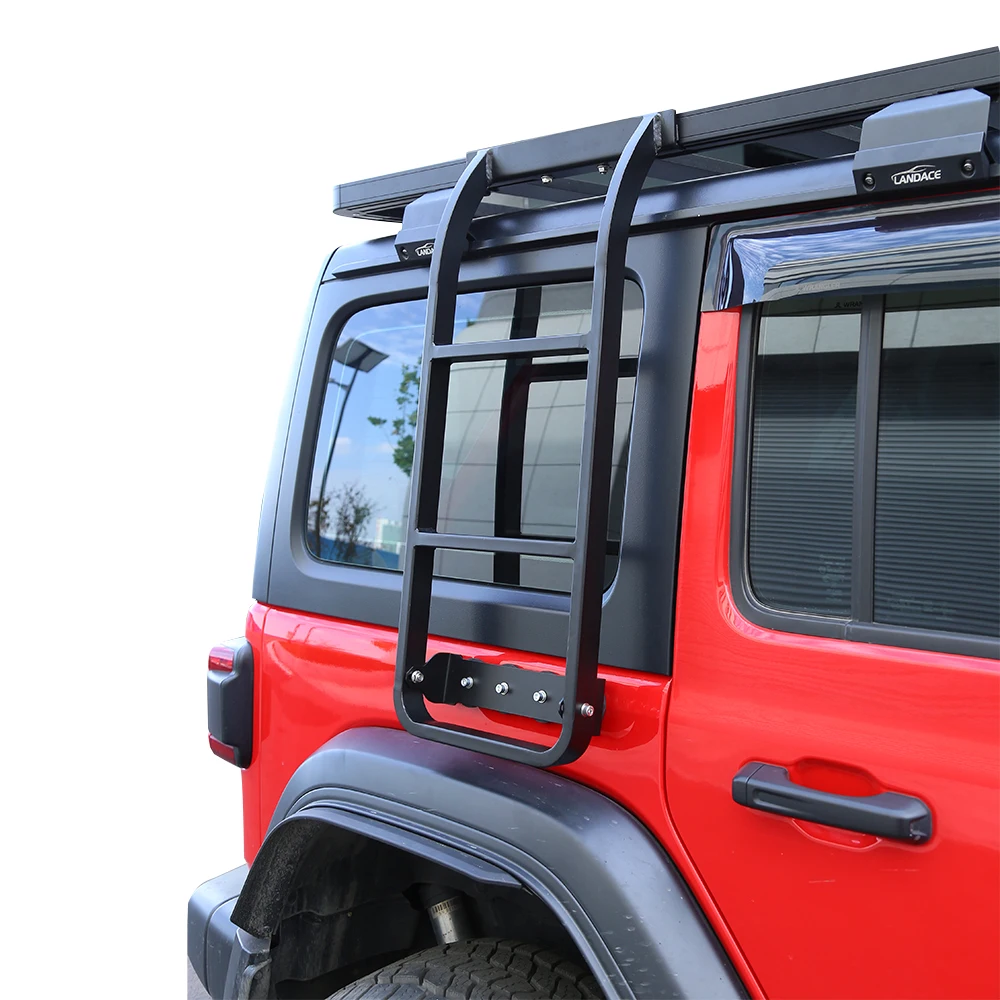 4x4 side ladder car roof ladder metal side ladder for Jeep Wrangler