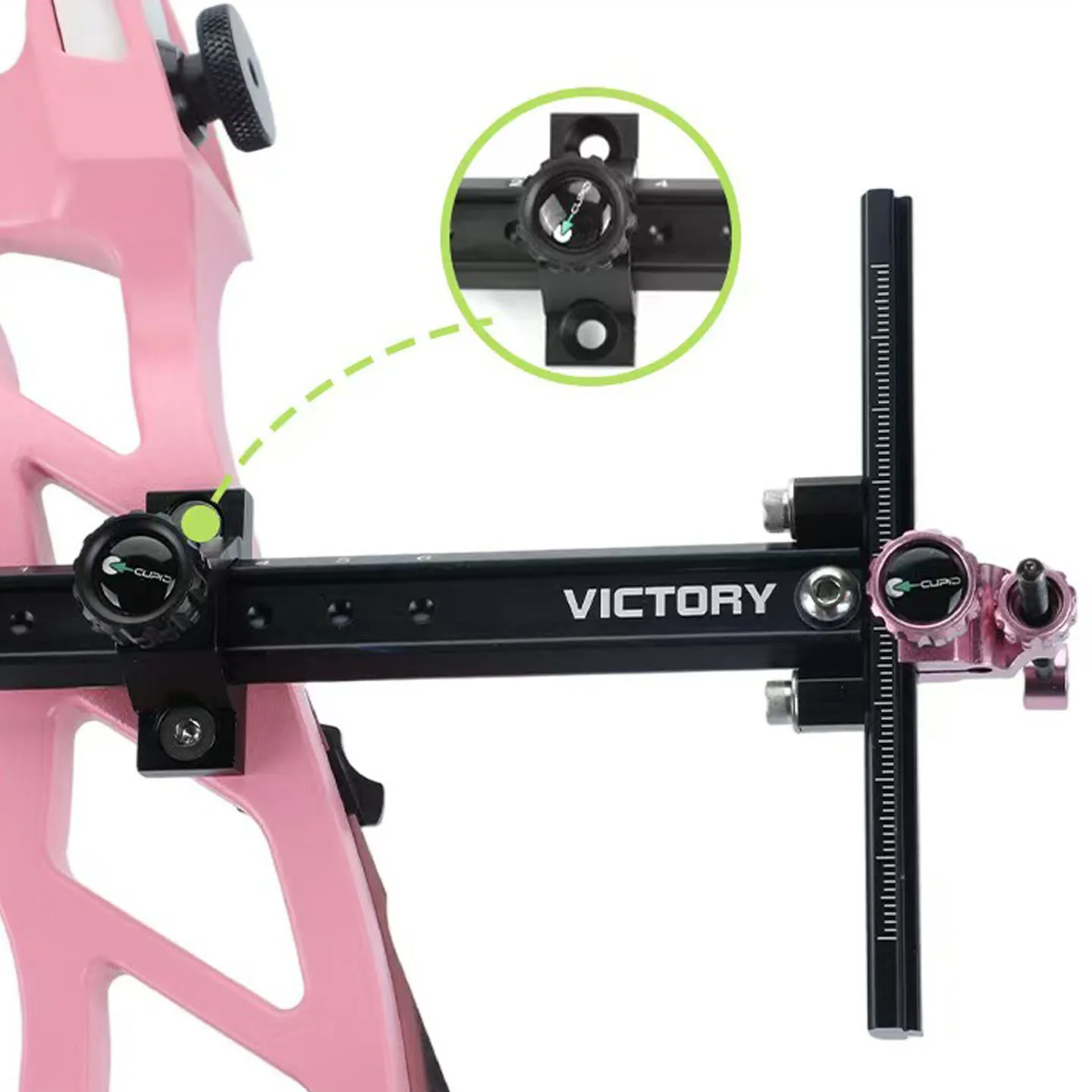 Accessoires de tir à l'arc en métal anti-flexion Blade Soul Metal T-aiming pour la compétition