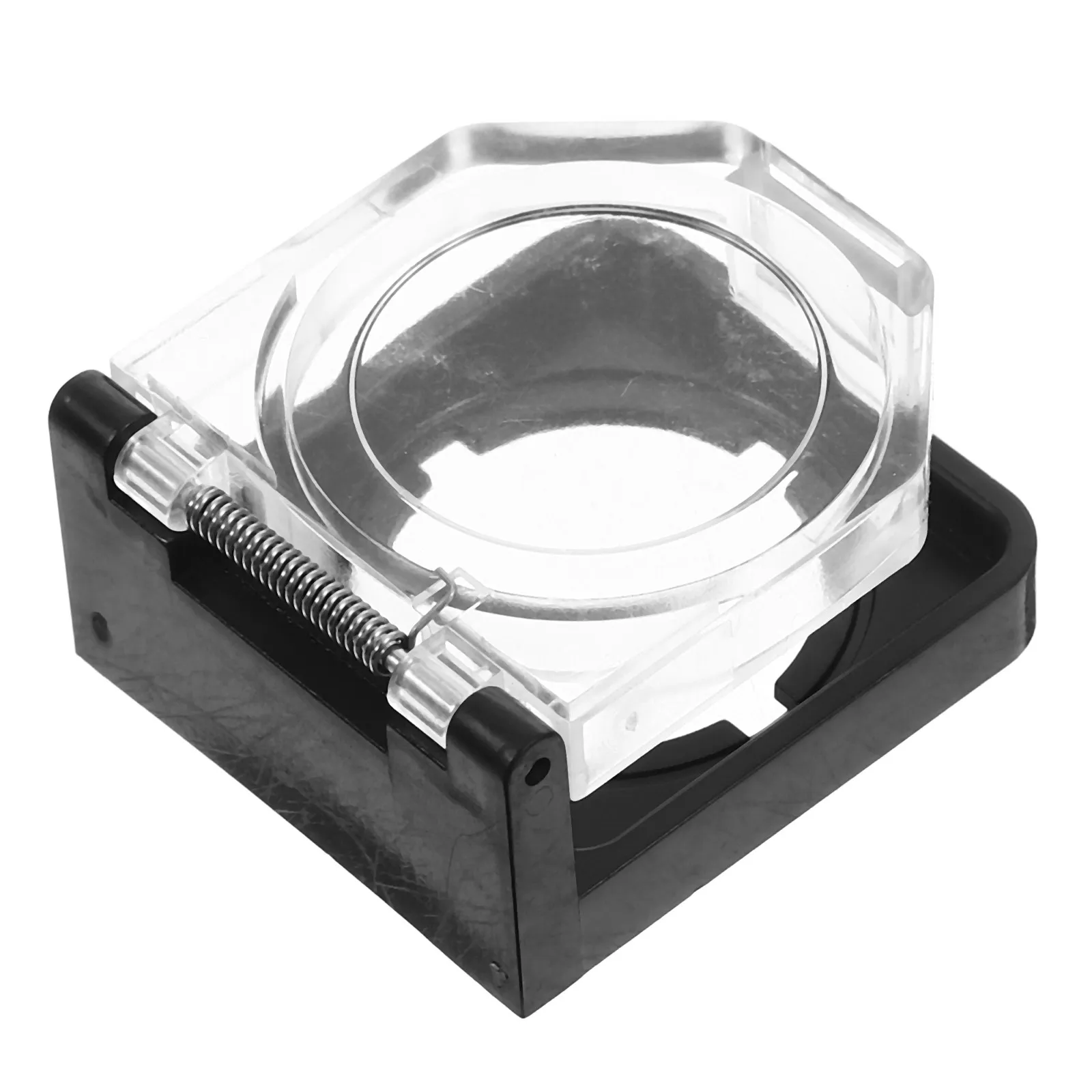 Transparent Power Switch Protective Cover Spring Loaded Plastic Button Cap for Industrial Home Appliance Switch Protection