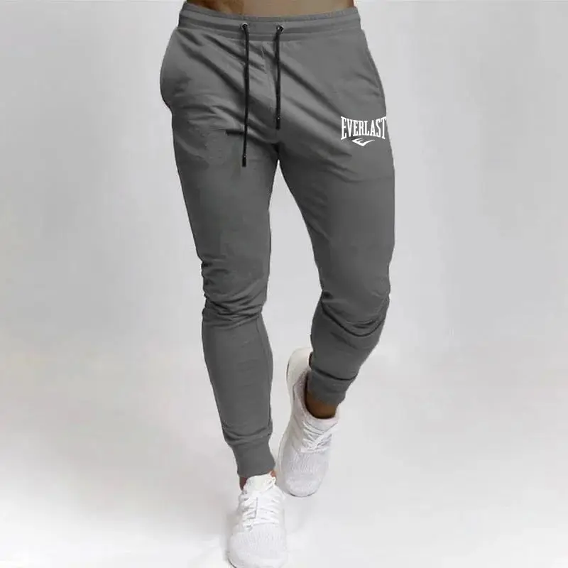 New Printed Pants Autumn EVERLAST MenWomen Running Pants Joggers Sweatpant Sport Casual Trousers Fitness Gym Breathable Pant