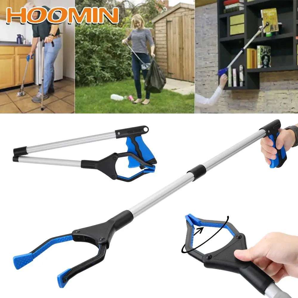 HOOMIN Pick Up Tools Gripper Extender Hand Tools Litter Reachers Pickers Collapsible Garbage Grabber Foldable