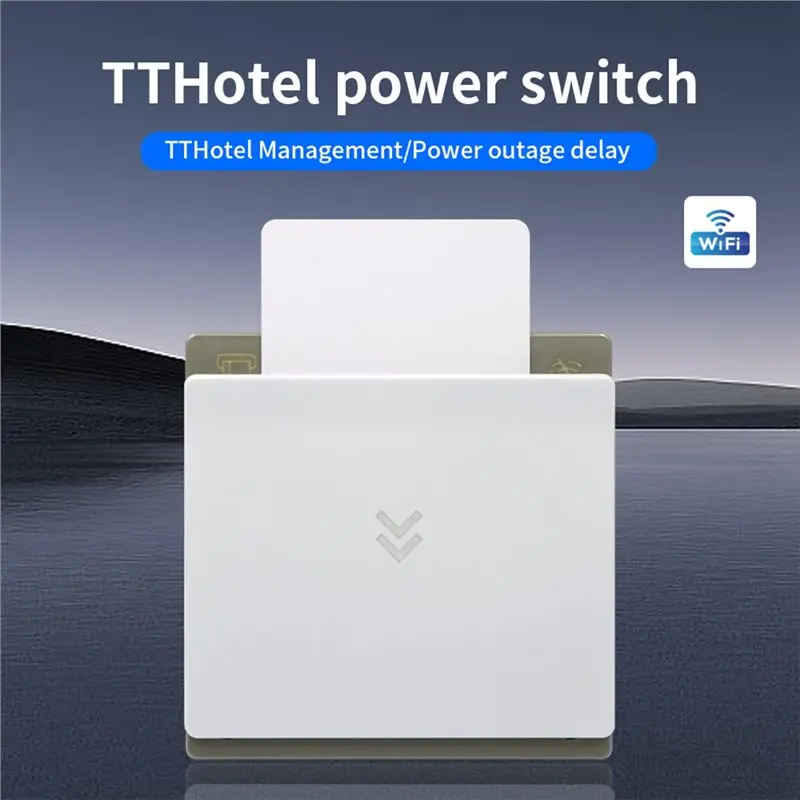 【MUST-HAVE】Ttholte APP RFID Card Power Switch, 2.4G Wifi 13.56Mhz Card Energy-Saving Switch, Delayed Power On/Off Functionality
