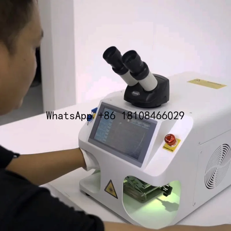 Small Mini Portable Hand Held Laser Welding Welders Handheld Fiber Perforating and Spot Welding Machine for 24k Gold Sliver