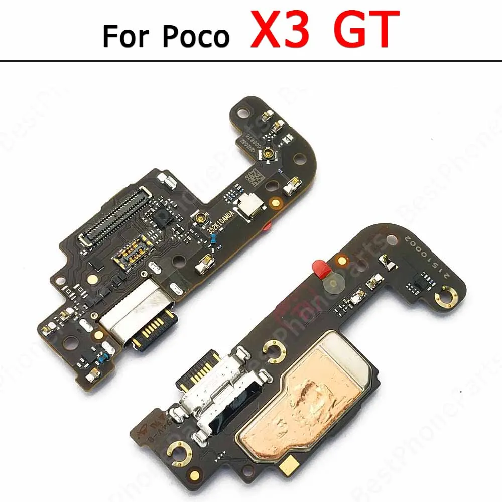 Charging Port For Xiaomi Poco X3 GT Charge Board USB PCB Dock Connector Replacement Spare Parts