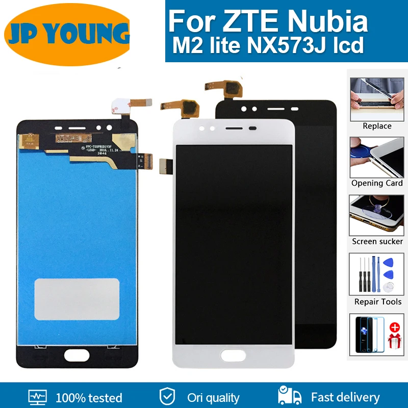 

5.5'' Original LCD For ZTE Nubia M2 lite LCD Display for ZTE M2lite NX573J LCD Assembly Touch Screen Digitizer Phone Replacement