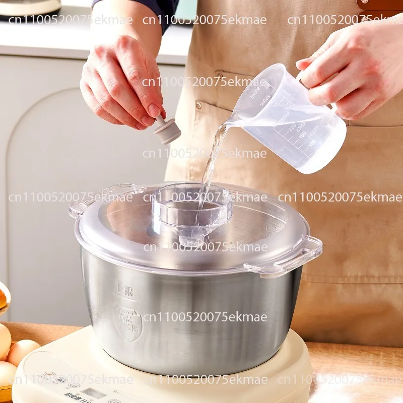 Multifunctional household dough mixer for kneading dough, electric and manual dough mixing integrated machi