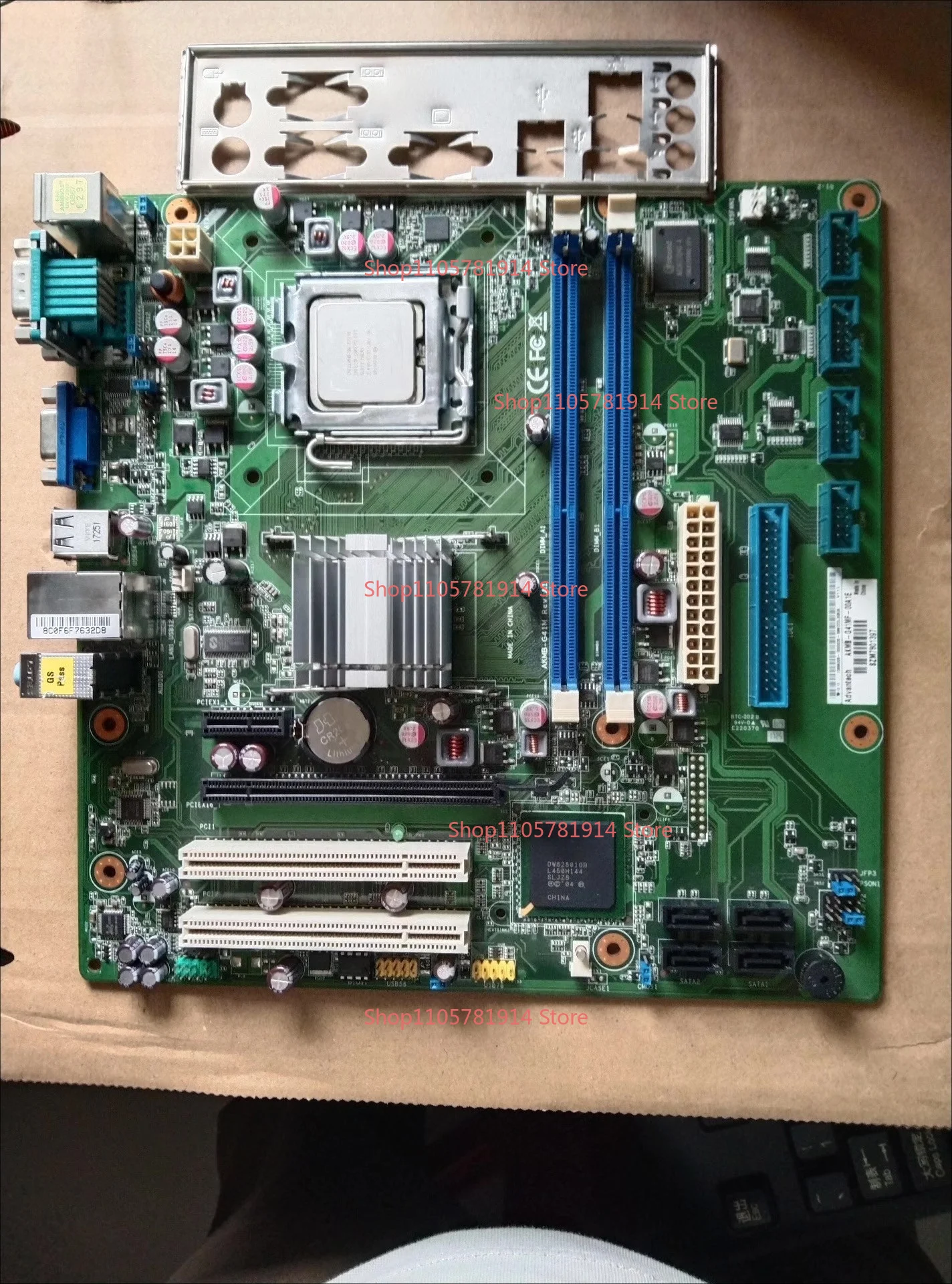 For Advantech AKMB-G41M Rev. A1 Industrial Computer Main Board AKMB-G41MF-00A1E with CPU Memory