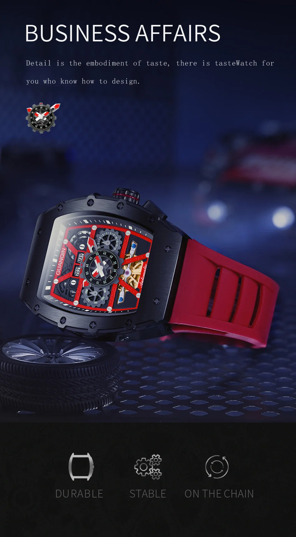 G02 nuovo orologio meccanico scheletro da uomo di marca di lusso in acciaio inossidabile Tourbillon orologi automatici orologio subacqueo di alta qualità Dropship