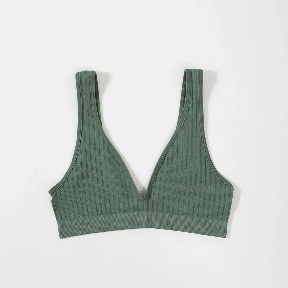 سلس أنبوب القمم النساء رفع حمالات الصدر U على شكل الظهر الصدرية مثير الملابس الداخلية الإناث حمالة ضبط الأشرطة مضلع ملابس داخلية رياضية #5