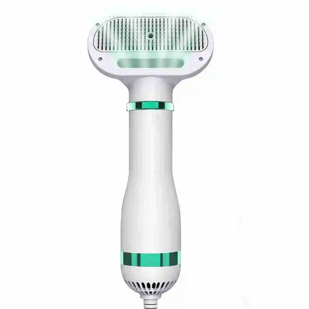 Almalux® Secador Cepillo 3 en 1 para Mascotas Silencioso, 3 Temperaturas y Protección Térmica Portátil Compacto