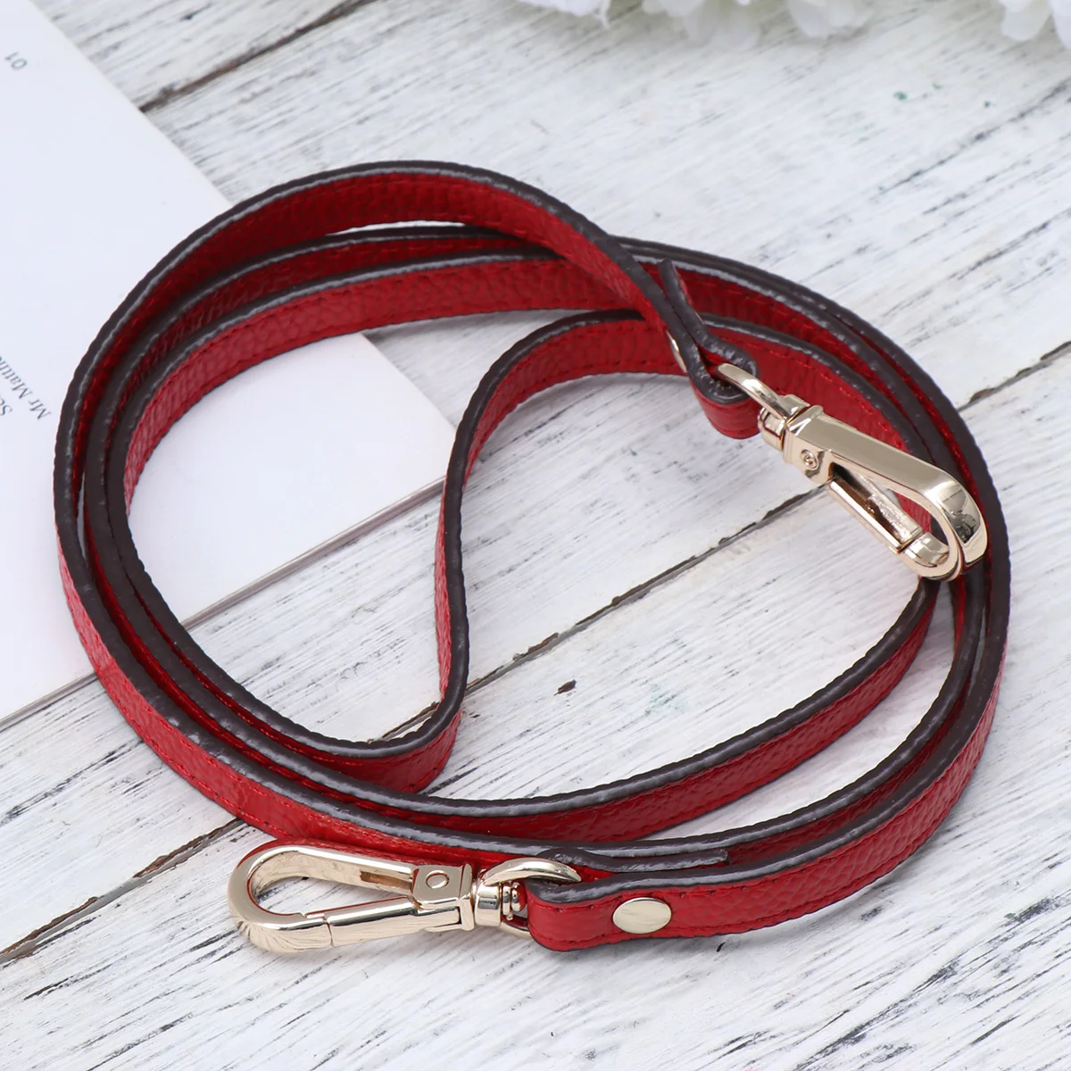 

Cross Body Straps Cowhide Women Shoulder Adjustable Replacement Double Sided Pattern Bag Strap Wide Sling Belt Camera