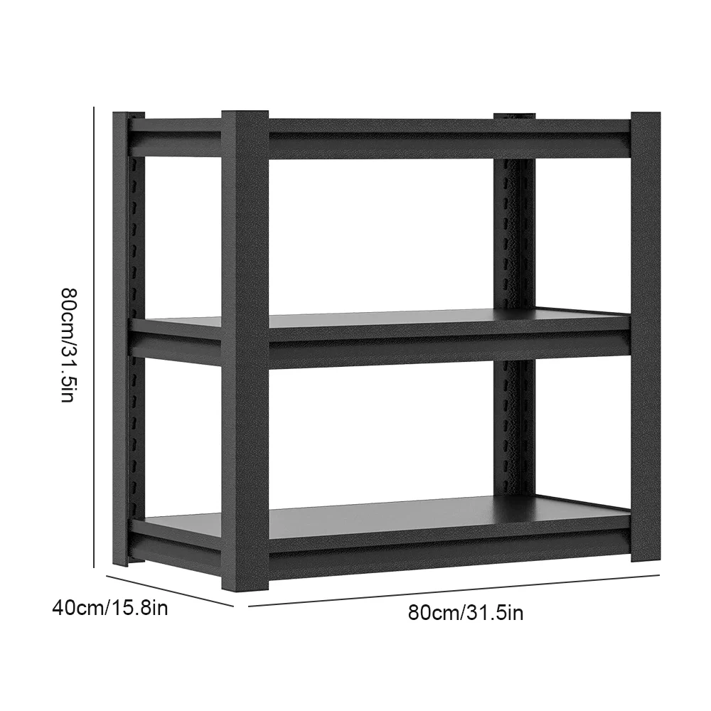 2/3/4 Tiers Metal Storage Rack Home Organization and Storage Heavy Duty Adjustable Shelf Boltless Storage Unit Display Rack image 3