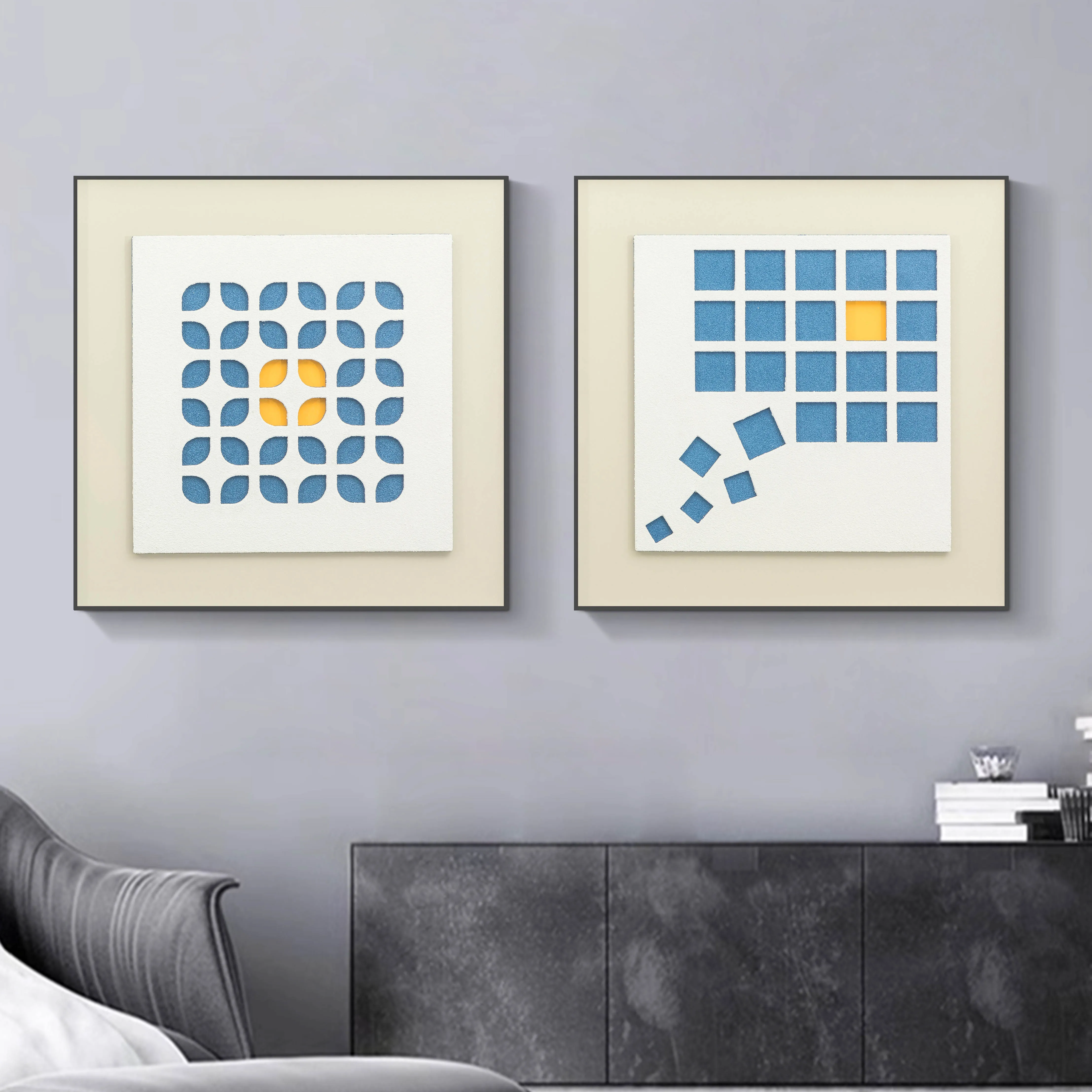 -For 3d Three-dimensional Painting Wall Decor Simple Modern Decorative Painting New Trendy Modern Art Abstract Wall Art&