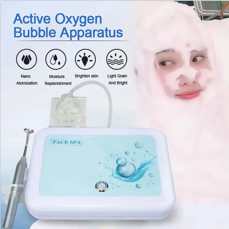 New Magic Oxygen Bubble Machine Deep Clean Tender White Skin Cleansing Mites Beauty Facial Rejuvenation Japan Management Device