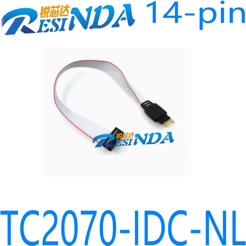 TC2070-IDC-NL 14-pin Plug-of-Nails™ Cable (no legs) to 0.1