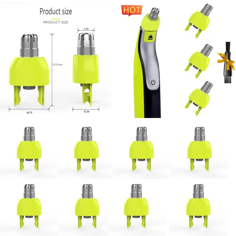 YS00038-Nose hair trimmer head, shaver, compat í vel com QP2520, QP2630, QP6520, QP6530 um e set remover