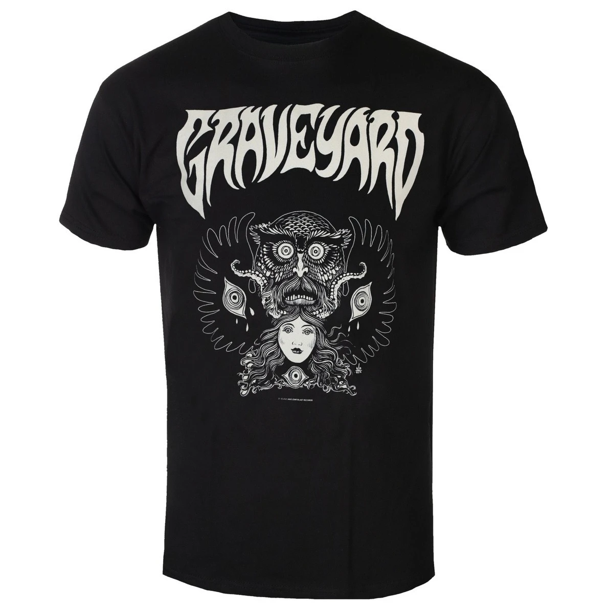 

GRAVEYARD Monstertryck BLACK Peripheral Pattern Printing Summer Luxury Brand Cotton Men's and Women's T-shirt Short Sleeve