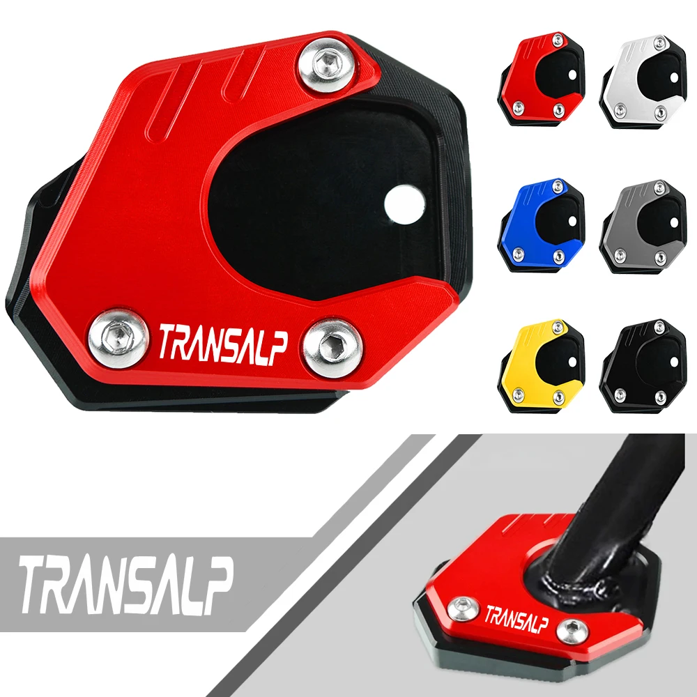 

XL650V transalp 2000 2007 Side Stand Enlarger Plate Pad Motorcycles FOR Honda XRV750 RD07 Africa Twin XL700V Transalp 2008 2013