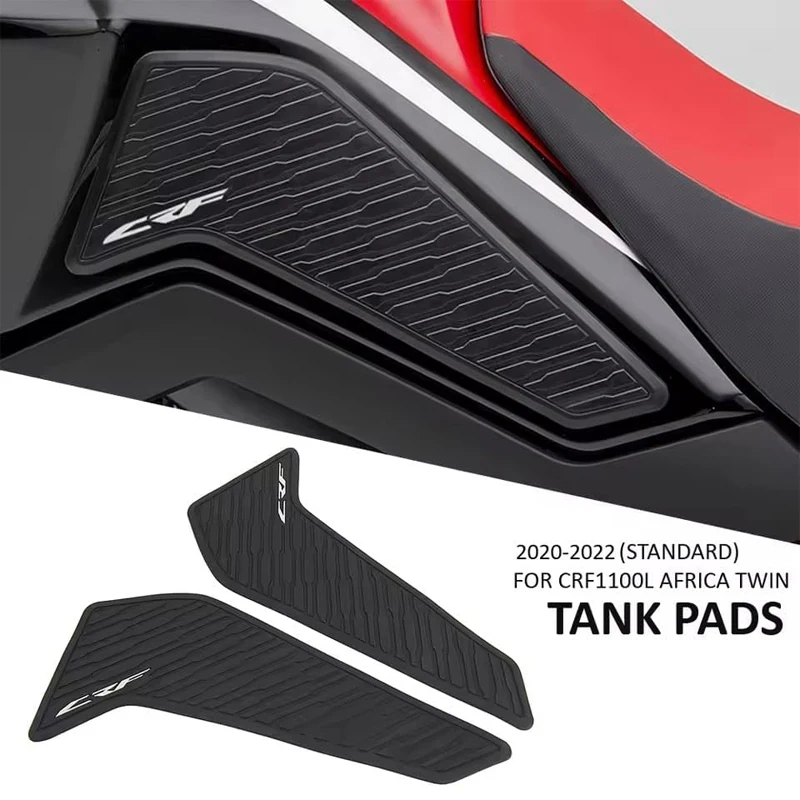 

NEW Motorcycle Non-Slip Side Fuel Tank Pad Rubber Stickers For Honda CRF1100L CRF 1100 L Africa Twin 2020 2021 2022