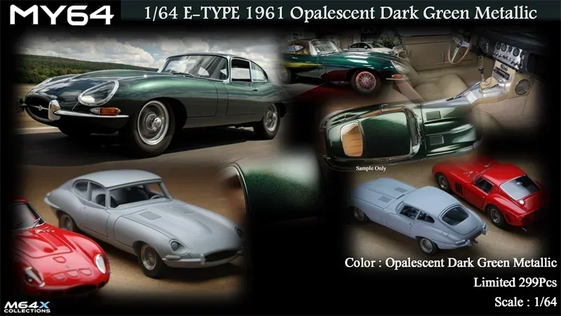 MY64 1:64 E-TYPE 1961 Resin Model Car