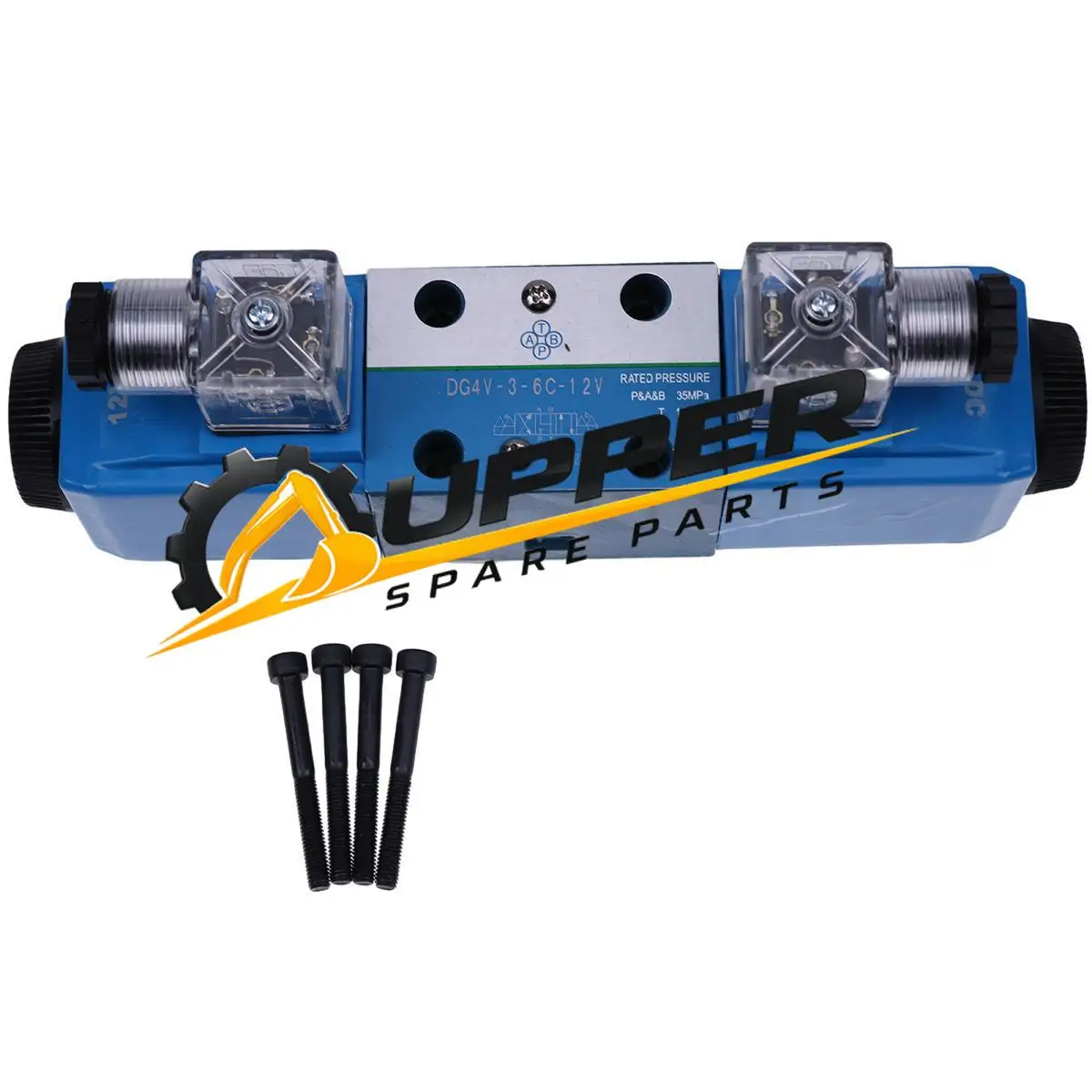 3-Pins Solenoid 25/101100 For JCB 1400B 1550B 1600B 1700B 2CX 406 408 3D4 3CX2